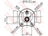 TRW BWD119 rato stabdžių cilindras 
 Stabdžių sistema -> Ratų cilindrai
550133, 550141, 550144, 550153