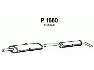 FENNO P1660 galinis duslintuvas 
 Išmetimo sistema -> Duslintuvas
4486620