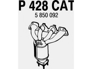 FENNO P428CAT katalizatoriaus keitiklis 
 Išmetimo sistema -> Katalizatoriaus keitiklis
BM91020H, 5850092, 850300