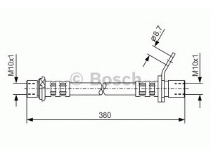 BOSCH 1 987 476 160 stabdžių žarnelė 
 Stabdžių sistema -> Stabdžių žarnelės
90080 94065