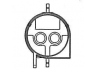 BERU LE595 ventiliatorius, radiatoriaus 
 Aušinimo sistema -> Oro aušinimas
1141507