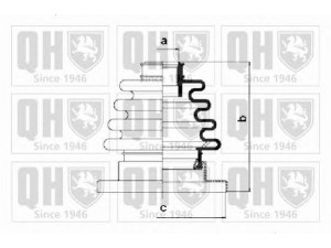 QUINTON HAZELL QJB294 gofruotoji membrana, kardaninis velenas 
 Ratų pavara -> Gofruotoji membrana
171 407 283B, 871 498 201A
