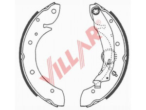 VILLAR 629.0648 stabdžių trinkelių komplektas 
 Techninės priežiūros dalys -> Papildomas remontas
4241H6, 4241J8, 4241K8, 4241L6