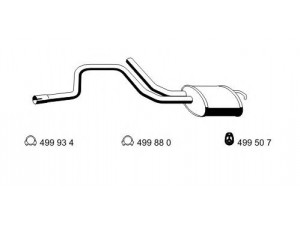 ERNST 343077 galinis duslintuvas 
 Išmetimo sistema -> Duslintuvas
1 011 117, 1 465 132, 5 031 120