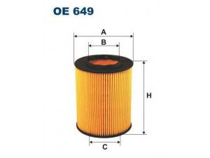 FILTRON OE649 alyvos filtras 
 Techninės priežiūros dalys -> Techninės priežiūros intervalai
11421427908, 11421740534, 11427509430