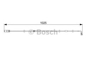 BOSCH 1 987 473 026 įspėjimo kontaktas, stabdžių trinkelių susidėvėjimas 
 Stabdžių sistema -> Susidėvėjimo indikatorius, stabdžių trinkelės
34 35 6 771 766, 34 35 6 780 699