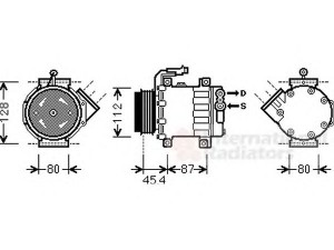 VAN WEZEL 1700K366 kompresorius, oro kondicionierius 
 Oro kondicionavimas -> Kompresorius/dalys
0504005418, 0504384357, 504005418