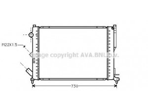 AVA QUALITY COOLING RT2165 radiatorius, variklio aušinimas 
 Aušinimo sistema -> Radiatorius/alyvos aušintuvas -> Radiatorius/dalys
6025307275, 7700821911, 7700821915