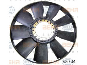 HELLA 8MV 376 758-271 ventiliatoriaus ratas, variklio aušinimas 
 Aušinimo sistema -> Radiatoriaus ventiliatorius
5040 26023
