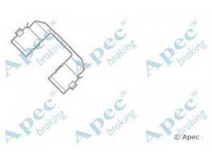 APEC braking KIT428 priedų komplektas, stabdžių trinkelė
