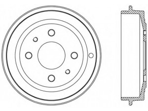 OPEN PARTS BAD9001.10 stabdžių būgnas 
 Stabdžių sistema -> Būgninis stabdys -> Stabdžių būgnas
0051863510, 46819776, 51863509