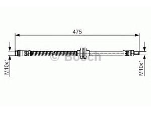 BOSCH 1 987 481 496 stabdžių žarnelė 
 Stabdžių sistema -> Stabdžių žarnelės
82 00 552 980, 82 00 698 562