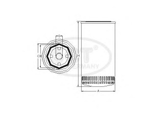 SCT Germany SY 8023 hidraulinis filtras, niveliavimo sistema
88 669, 89814477