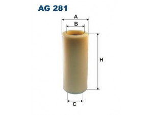FILTRON AG281 oro filtras 
 Techninės priežiūros dalys -> Techninės priežiūros intervalai
PC531, EL3268, AG665