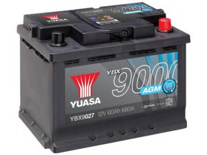YUASA YBX9027 starterio akumuliatorius 
 Elektros įranga -> Akumuliatorius