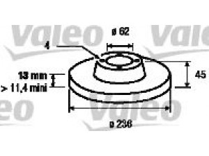 VALEO 186681 stabdžių diskas 
 Dviratė transporto priemonės -> Stabdžių sistema -> Stabdžių diskai / priedai
002 415 019, 2415019, 6U0615301