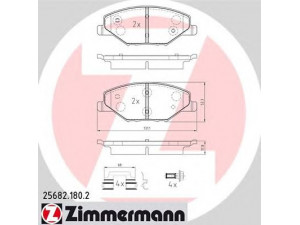 ZIMMERMANN 25682.180.2 stabdžių trinkelių rinkinys, diskinis stabdys 
 Techninės priežiūros dalys -> Papildomas remontas
6RU 698 151, 6RU 698 151 A