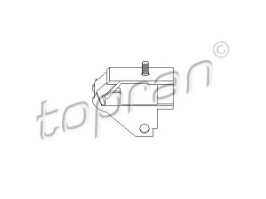TOPRAN 101 550 variklio montavimas 
 Variklis -> Variklio montavimas -> Variklio montavimo rėmas
070 199 231A