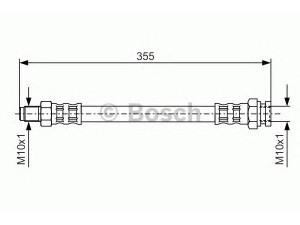 BOSCH 1 987 476 689 stabdžių žarnelė
4816 36, 7569593, 4816 36