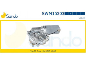 SANDO SWM15303.1 valytuvo variklis 
 Priekinio stiklo valymo sistema -> Varikliukas, priekinio stiklo valytuvai
701955713, 701955713C