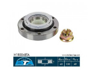 BTA H1R004BTA rato guolio komplektas 
 Ašies montavimas/vairavimo mechanizmas/ratai -> Rato stebulė/montavimas -> Rato guolis
77 01 462 020
