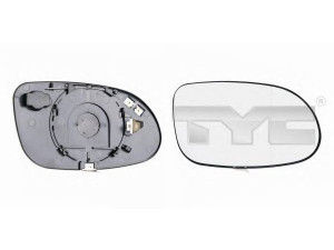 TYC 321-0002-1 veidrodėlio stiklas, išorinis veidrodėlis 
 Kėbulas -> Keleivių kabina -> Veidrodėlis
B66818421