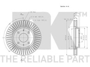 NK 313052 stabdžių diskas 
 Dviratė transporto priemonės -> Stabdžių sistema -> Stabdžių diskai / priedai
MR510741, MR510742