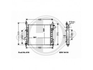 DIEDERICHS 8146006 radiatorius, variklio aušinimas 
 Aušinimo sistema -> Radiatorius/alyvos aušintuvas -> Radiatorius/dalys
1218735, 1221061, 1222478, 1361842