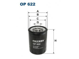 FILTRON OP622 alyvos filtras 
 Techninės priežiūros dalys -> Techninės priežiūros intervalai
1560187308, 8943406970, 8943406971