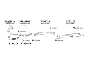 VENEPORTE 630196 išmetimo sistema