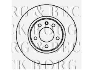 BORG & BECK BBD5056 stabdžių diskas 
 Dviratė transporto priemonės -> Stabdžių sistema -> Stabdžių diskai / priedai
569015, 569053, 90445526, 90487103