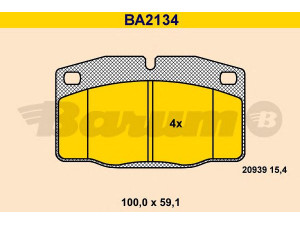 BARUM BA2134 stabdžių trinkelių rinkinys, diskinis stabdys 
 Techninės priežiūros dalys -> Papildomas remontas
16 05 463, 16 05 485, 16 05 496