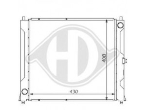 DIEDERICHS 8111136 radiatorius, variklio aušinimas 
 Aušinimo sistema -> Radiatorius/alyvos aušintuvas -> Radiatorius/dalys
19010P03902, 19010P28G51, 19010P28G52