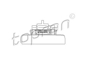 TOPRAN 721 726 durų rankenėlė 
 Užrakinimo sistema -> Rankenėlės
9101 P3