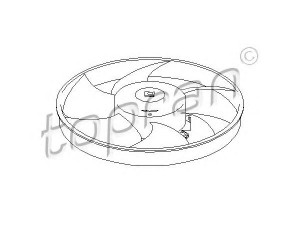 TOPRAN 721 526 ventiliatorius, radiatoriaus 
 Aušinimo sistema -> Oro aušinimas
1253 66, 1253 66