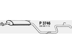 FENNO P3746 galinis duslintuvas 
 Išmetimo sistema -> Duslintuvas
6384901115