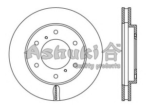 ASHUKI 0990-1605 stabdžių diskas 
 Dviratė transporto priemonės -> Stabdžių sistema -> Stabdžių diskai / priedai
60-05-534/ASHIKA, DI-534/JAPANPARTS