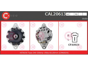 CASCO CAL20613AS kintamosios srovės generatorius
8943388470, 8943388471, 8944047902