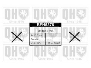 QUINTON HAZELL BFH5376 stabdžių žarnelė 
 Stabdžių sistema -> Stabdžių žarnelės
90080 94161