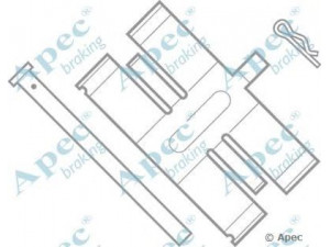 APEC braking KIT403 priedų komplektas, stabdžių trinkelė 
 Stabdžių sistema -> Būgninis stabdys -> Dalys/priedai