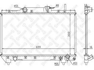STELLOX 10-25116-SX radiatorius, variklio aušinimas 
 Aušinimo sistema -> Radiatorius/alyvos aušintuvas -> Radiatorius/dalys
0638741, 1640003090, 1640074790