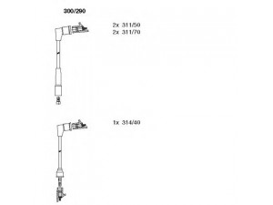 BREMI 300/290 uždegimo laido komplektas 
 Kibirkšties / kaitinamasis uždegimas -> Uždegimo laidai/jungtys