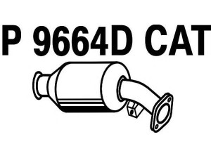 FENNO P9664DCAT katalizatoriaus keitiklis 
 Išmetimo sistema -> Katalizatoriaus keitiklis
BM80327H, (6394900081)