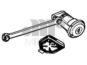 MIRAGLIO 80/292 užrakto cilindro korpusas 
 Užrakinimo sistema -> Užrakto cilindras/rinkinys