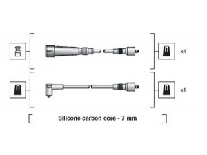 MAGNETI MARELLI 941318111111 uždegimo laido komplektas 
 Kibirkšties / kaitinamasis uždegimas -> Uždegimo laidai/jungtys
