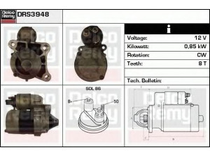 DELCO REMY DRS3948 starteris 
 Elektros įranga -> Starterio sistema -> Starteris
23300-00QAX, 570558083, 7711135335