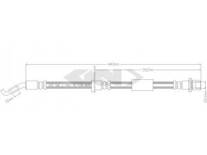 SPIDAN 338537 stabdžių žarnelė 
 Stabdžių sistema -> Stabdžių žarnelės
9004922174, 9004922174000