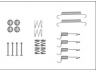 priedų komplektas, stovėjimo stabdžių trinkelės