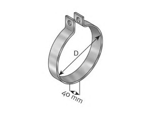 DINEX 98779 laikantysis rėmas, duslintuvas