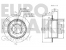 EUROBRAKE 5815203024 stabdžių diskas 
 Dviratė transporto priemonės -> Stabdžių sistema -> Stabdžių diskai / priedai
MB668083, MB699964, 58411M2050